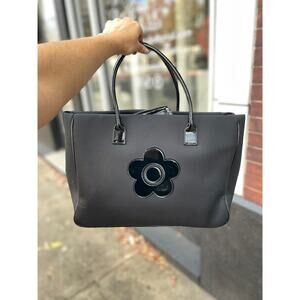 Mary Quant London Black Daisy Tote